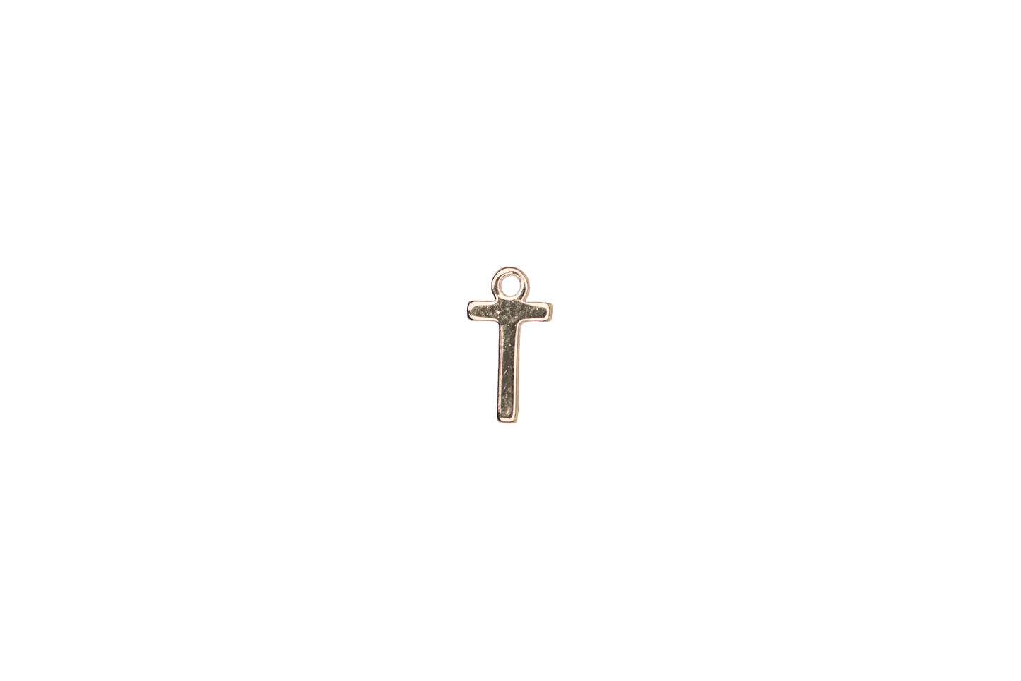 8.5mm Letters of the Alphabet Charms - Available in Silver and Gold - Made of Solid Pewter - Sold Individually