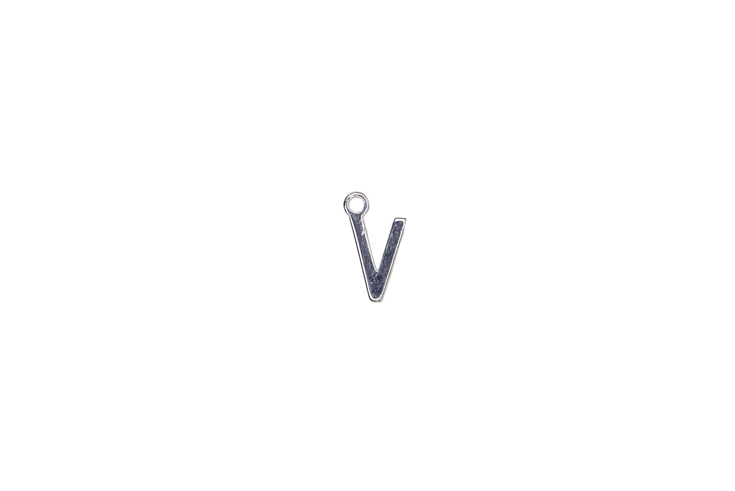 8.5mm Letters of the Alphabet Charms - Available in Silver and Gold - Made of Solid Pewter - Sold Individually