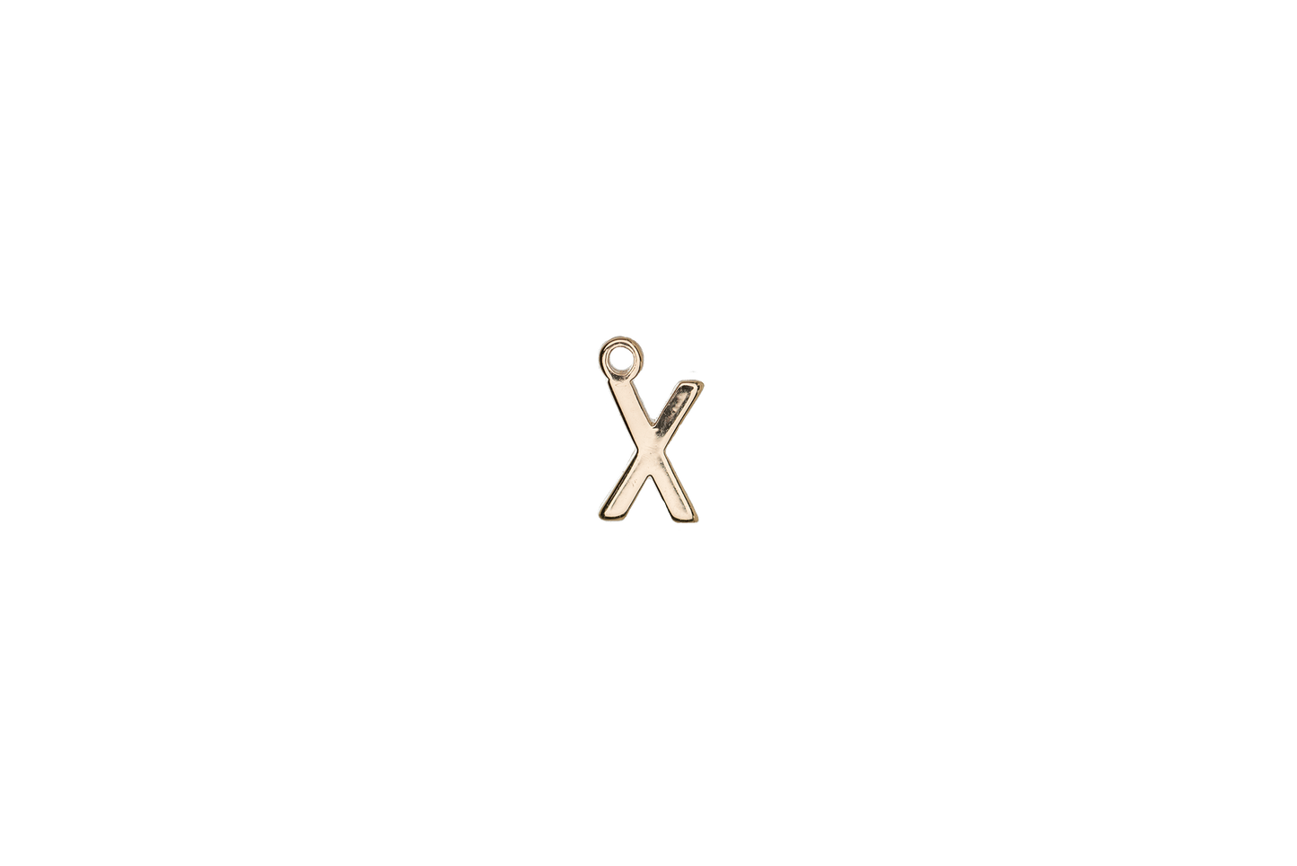 8.5mm Letters of the Alphabet Charms - Available in Silver and Gold - Made of Solid Pewter - Sold Individually