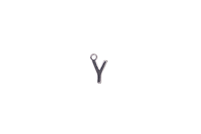 8.5mm Letters of the Alphabet Charms - Available in Silver and Gold - Made of Solid Pewter - Sold Individually
