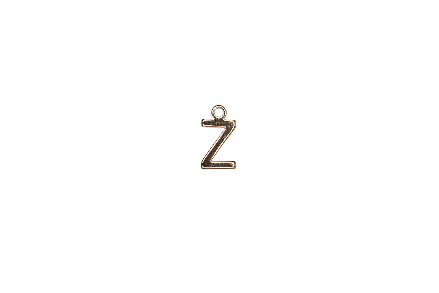 8.5mm Letters of the Alphabet Charms - Available in Silver and Gold - Made of Solid Pewter - Sold Individually