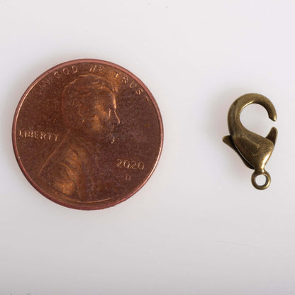 Lobster Claw Clasp - Small Size 12mm x 7mm - Multiple Finishes - Sold Individually - C902
