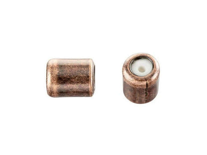 4mm x 5mm String-On Clasp Slide Beads with 1mm Silicone Grommet. Sold By The Piece. SOC/1
