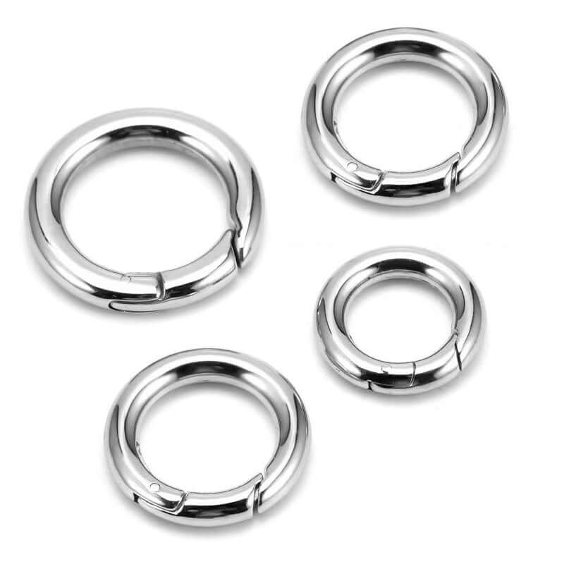 O Ring Clasp XL Size - Measures 20mm - Available in Waterproof Gold - Made from Stainless Steel - Sold Individually - CL/OR20.