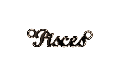 Sign of the Zodiac Charm Laser Cut Brass with 2 Loops - Z1