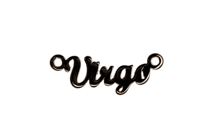 Sign of the Zodiac Charm Laser Cut Brass with 2 Loops - Z1
