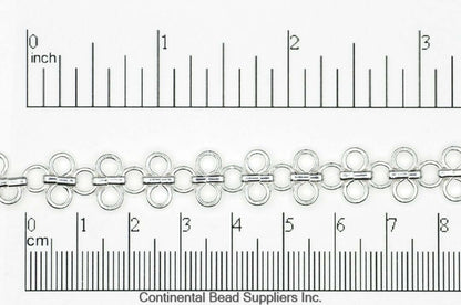 11mm Maille Specialty Chain - Made of Brass - Sold by the Foot - CH-213