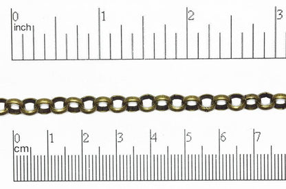 6mm Rolo Chain Sold by The Foot - CH 823