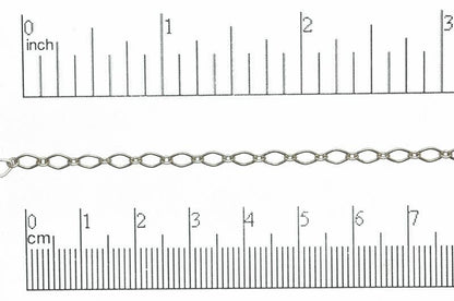 4mm x 3mm Oval Link Cable Chain Sold by The Foot - CH 829