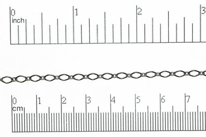 4mm x 3mm Oval Link Cable Chain Sold by The Foot - CH 829
