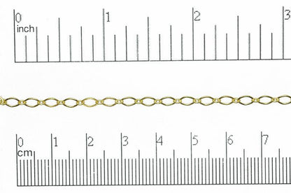 4mm x 3mm Oval Link Cable Chain Sold by The Foot - CH 829