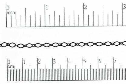 4mm x 3mm Oval Link Cable Chain Sold by The Foot - CH 829