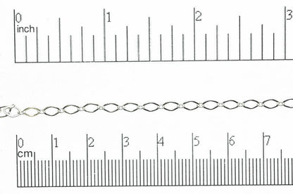 4mm x 3mm Oval Link Cable Chain Sold by The Foot - CH 829