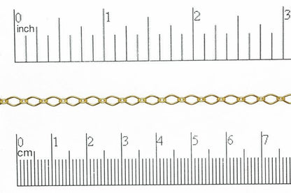 4mm x 3mm Oval Link Cable Chain Sold by The Foot - CH 829