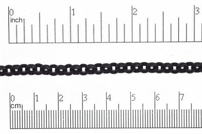 5mm Textured Rolo Chain Sold by The Foot - CH 834