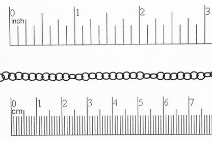 4.2mm x 4mm Fine Round Cable Chain Sold by The Foot - CH 844