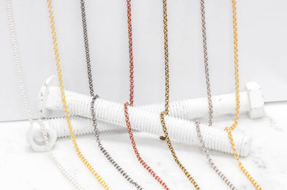 3mm Double Link Cable Chain Sold by The Foot - CH 885