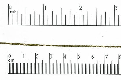 1mm Elegant Baby Rolo Chain sold by The Foot - CH 887
