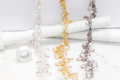 14mm Bauble Jewel Cable Specialty Chain Sold by The Foot - CH 906