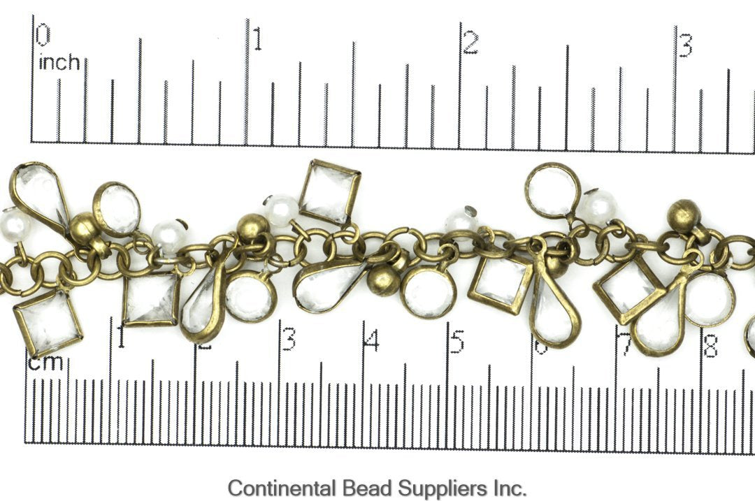 14mm Bauble Jewel Cable Specialty Chain Sold by The Foot - CH 906