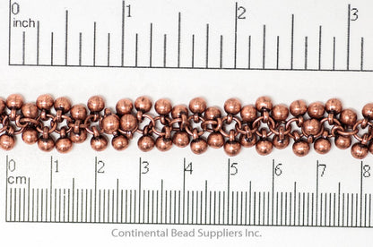 4mm Bauble Cluster Specialty Chain - Available in Multiple Colors - Sold by The Foot - CH 909