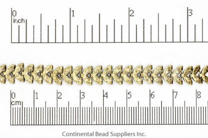 8mm Crescent Moon Style Specialty Chain Sold by The Foot - CH 915