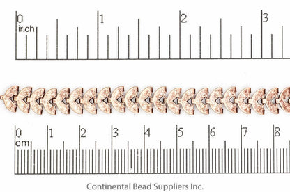 8mm Crescent Moon Style Specialty Chain Sold by The Foot - CH 915
