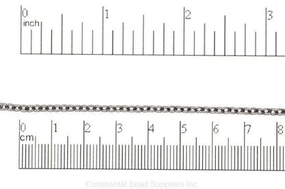 2.5mm Round Cable Chain sold by the Foot - CH 924