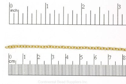 2.5mm Round Cable Chain sold by the Foot - CH 924