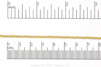2.5mm Round Cable Chain sold by the Foot - CH 924