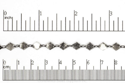 2mm x5mm Diamond Specialty Chain Sold by The Foot - CH 925