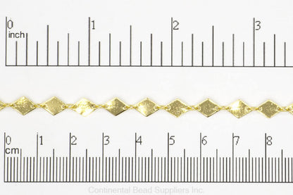 2mm x5mm Diamond Specialty Chain Sold by The Foot - CH 925
