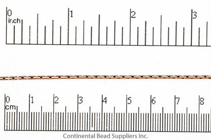 1.25mm Beading Chain - Available in Multiple Colors - Sold by The Foot - CH 874