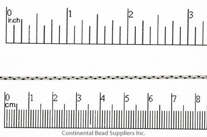 1.25mm Beading Chain - Available in Multiple Colors - Sold by The Foot - CH 874