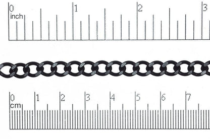 6mm x 8mm Classic Curb Chain Sold by The Foot - CH 847