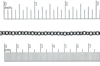 4mm Rolo Chain (Inside diameter 3.25mm) Sold by The Foot - CH 855