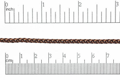 3mm Wheat Byzantine Chain Sold by The Foot - CH 857
