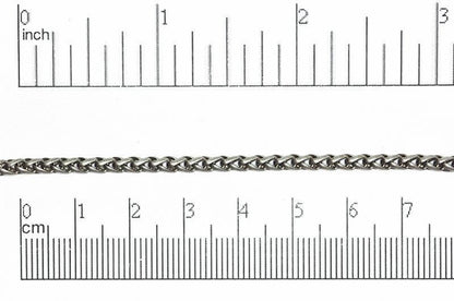 3mm Wheat Byzantine Chain Sold by The Foot - CH 857