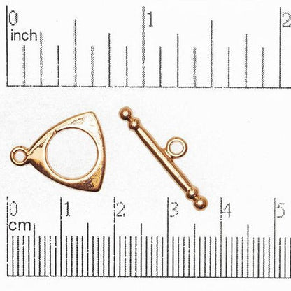 15mm Ring w/25mm Bar Toggle Clasp  sold by the Piece - CBS3224