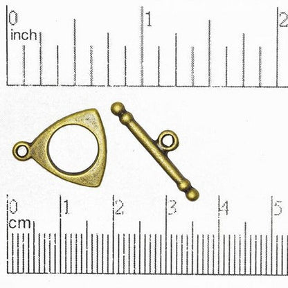 15mm Ring w/25mm Bar Toggle Clasp  sold by the Piece - CBS3224
