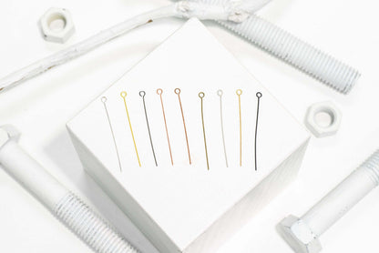 1.5 Inch Eye Pin - 24 Gauge Wire - Available in Multiple Colors - Sold Individually - E/P1.5