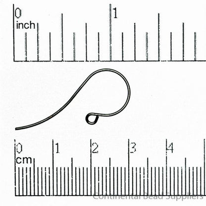 Shepherd Hook French Ear Wire. Sold by the Dozen - EW5008
