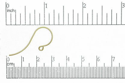 Shepherd Hook French Ear Wire. Sold by the Dozen - EW5008