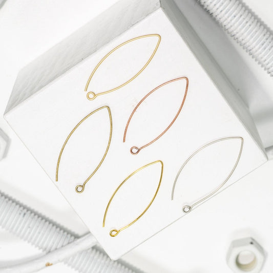 44mm V-Shaped Ear Wire. Sold by the Dozen - EW5011