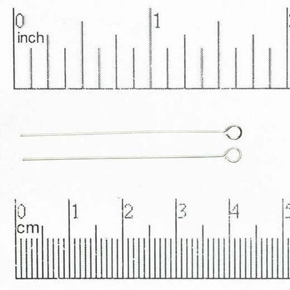 1.5 Inch Eye Pin - 20 Gauge Dead Soft Wire available in Multiple Colors sold by 1/4lb - E/P1.5DS