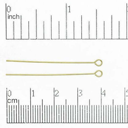 1.5 Inch Eye Pin - 20 Gauge Dead Soft Wire available in Multiple Colors sold by 1/4lb - E/P1.5DS