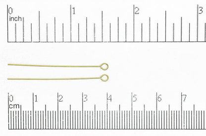 1.5 Inch Eye Pin - 24 Gauge Wire - Available in Multiple Colors - Sold Individually - E/P1.5