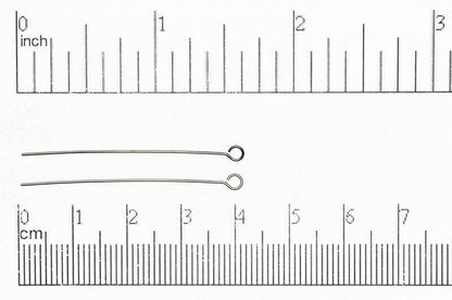 1.5 Inch Eye Pin - 24 Gauge Wire - Available in Multiple Colors - Sold Individually - E/P1.5