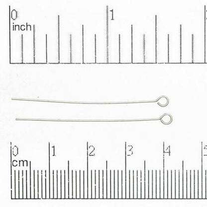 1.5 Inch Eye Pin - 20 Gauge Dead Soft Wire available in Multiple Colors sold by 1/4lb - E/P1.5DS