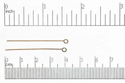 1.5 Inch Eye Pin - 24 Gauge Wire - Available in Multiple Colors - Sold Individually - E/P1.5